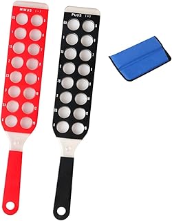 Milageto Estante para retinoscopia óptica con Bolsillo de Almacenamiento Accesorios de optometría portátiles ergonómicos