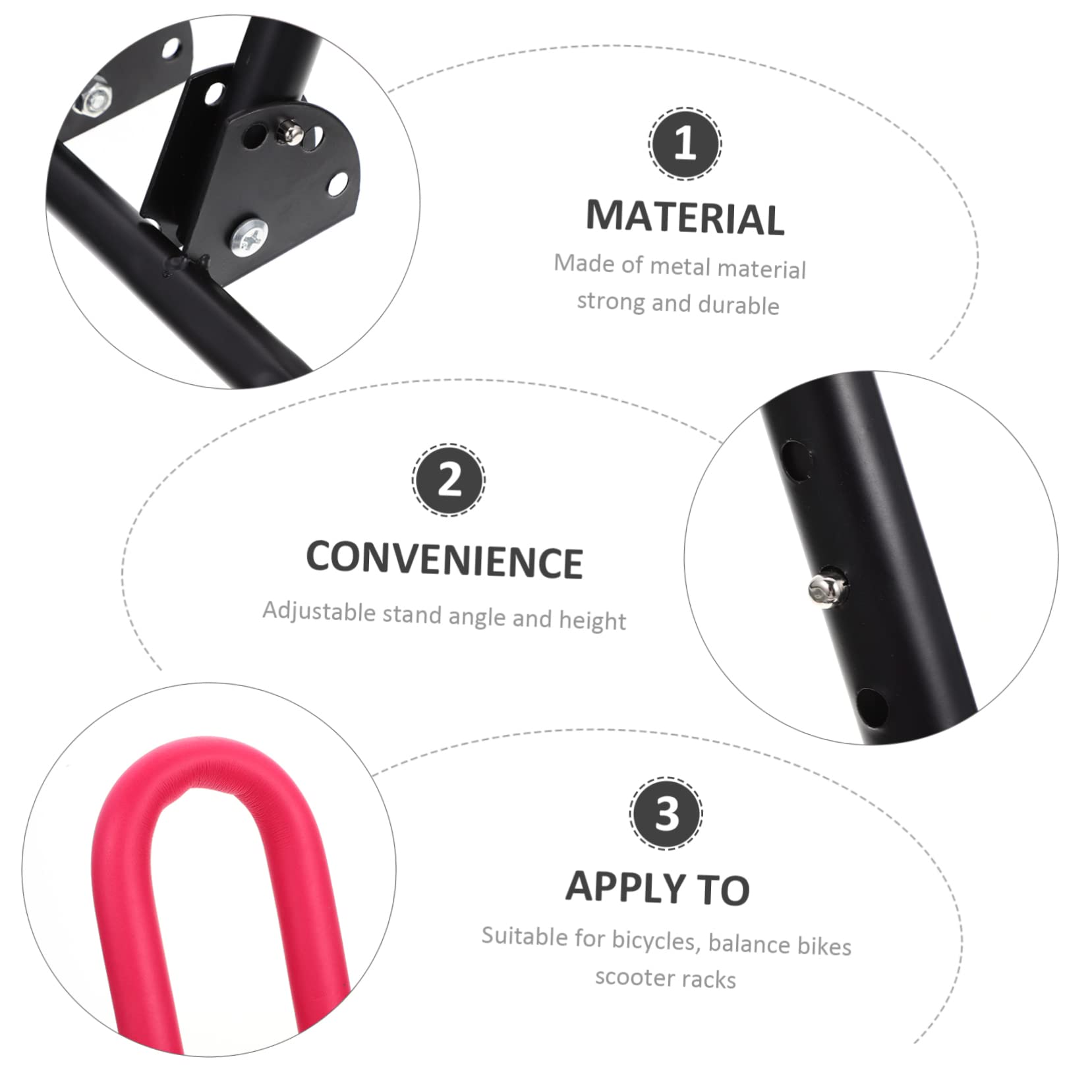Équilibre De Voiture Cadre De Support Vélo Pliable Enfants Balance Vélo Béquille Support De Stationnement pour VTT Béquille Vélo Formateur Stand Béquille Support Support De Roue