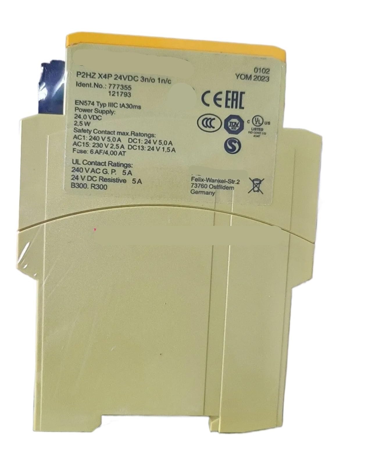 YMUGUEGH 1pcs Relay P2HZ X4P 777355