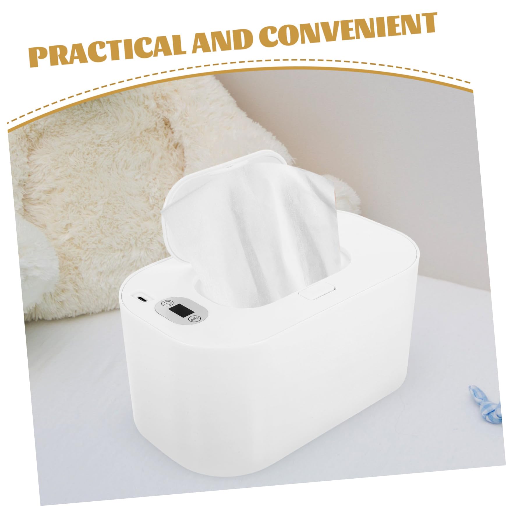 ULDIGI Portable Wet Tissues Warmer Travel Wipe Warmer Dispenser Safe Efficient