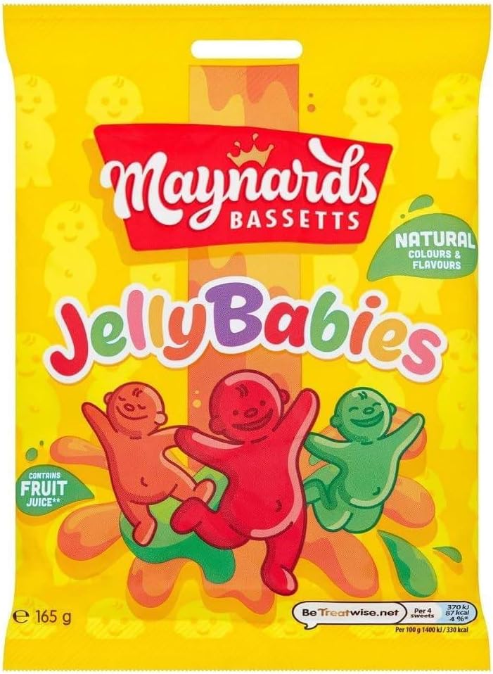 Bassetts Jelly Babies 165 Grams (Pack of 3)