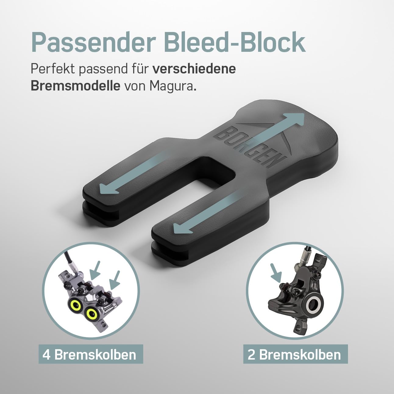 Borgen Entlüftungskit für Magura hydraulische Scheibenbremsen I Fahrrad Bremsen Service Kit I Entlüftungsset mit Schritt für Schritt Anleitung für das perfekte entlüften der Fahrradbremse