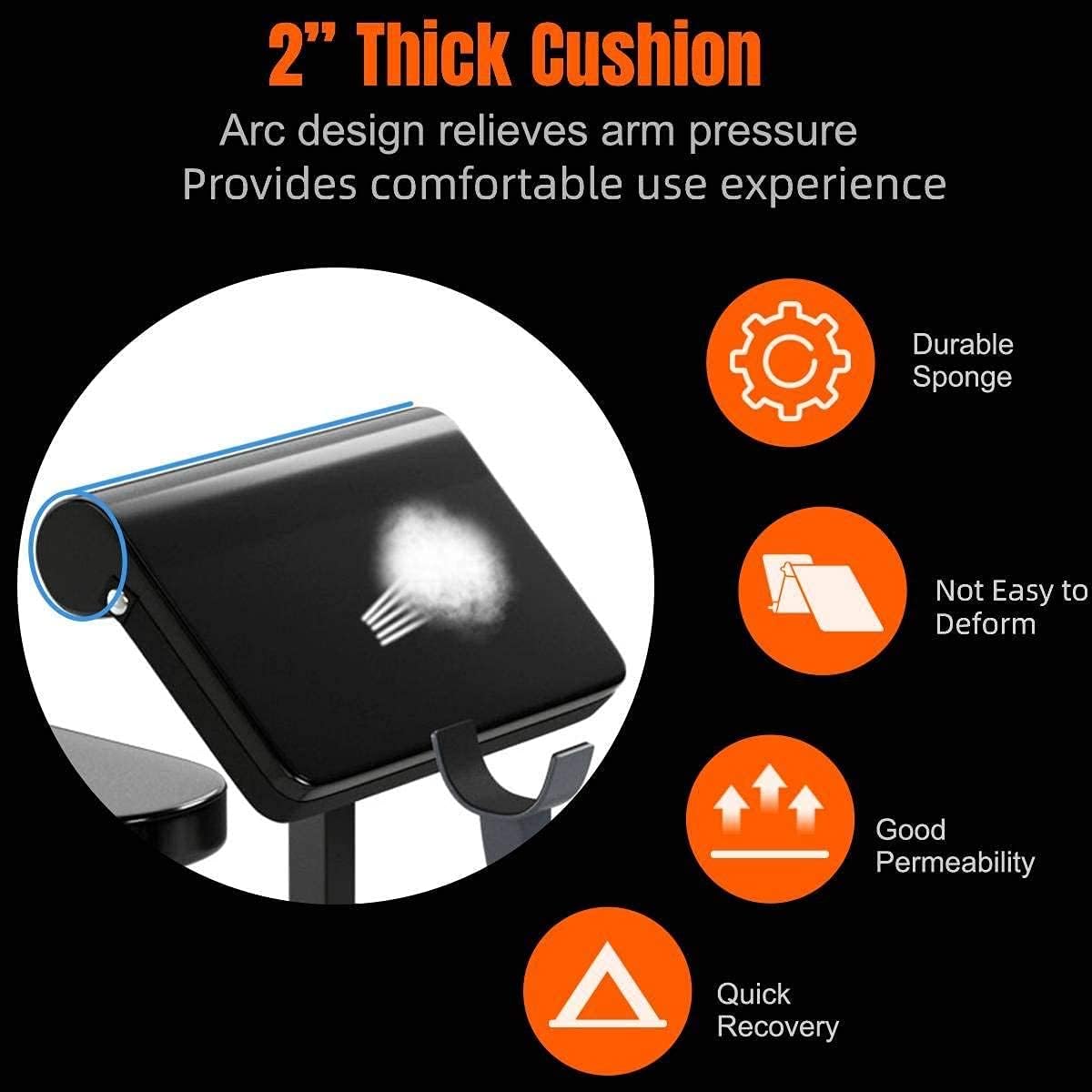 カールウェイトベンチ、上肢筋力トレーニング用の頑丈な調整可能な