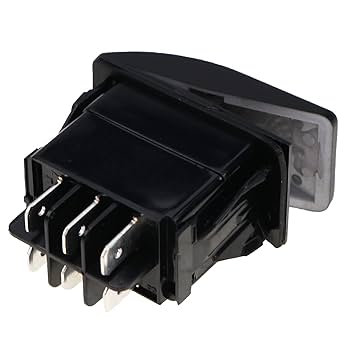 アクセサリー chiro Amazon.com: DVPARTS Rocker Switch DPDT Spade ON-Off-(ON