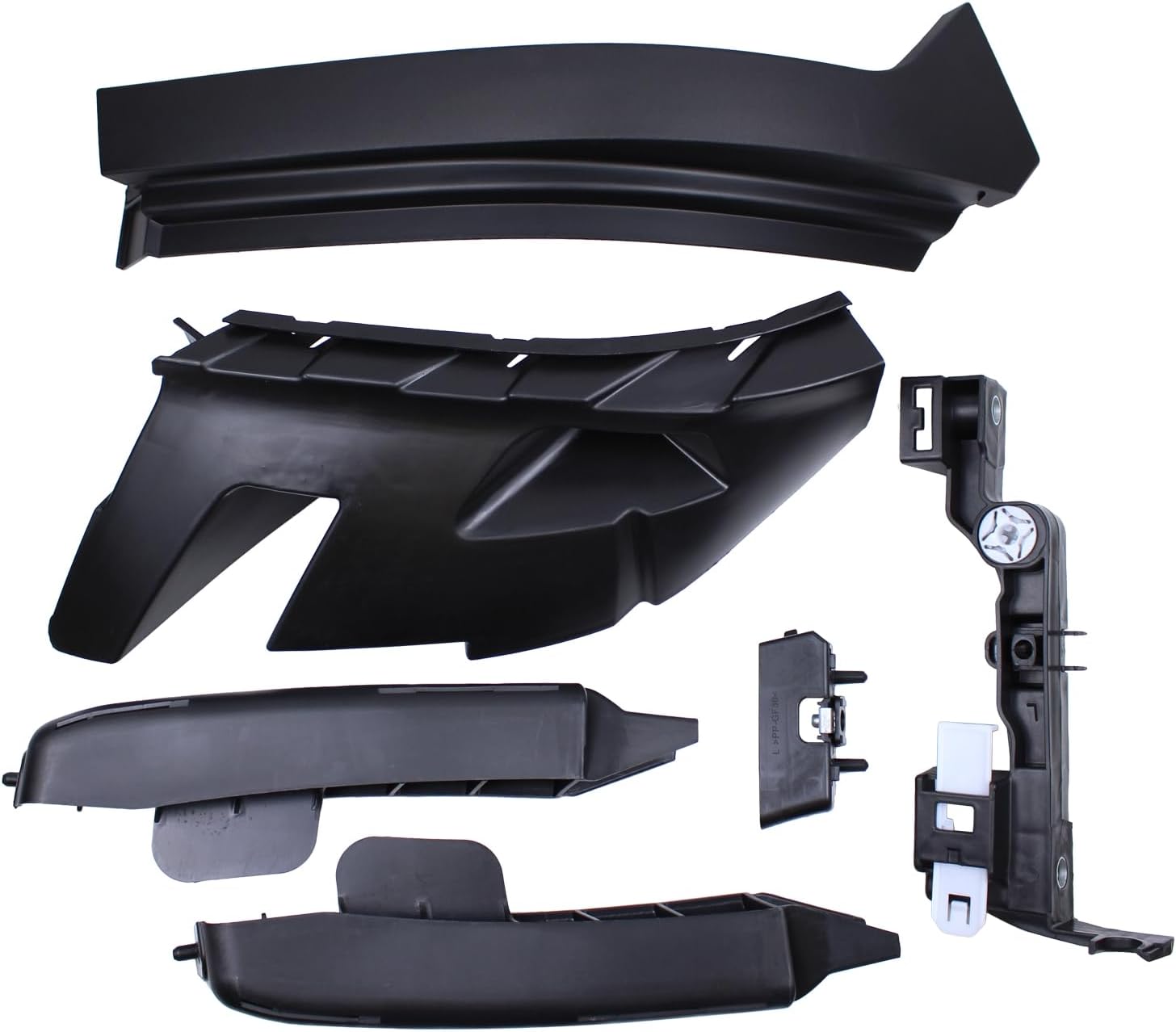 Front Driver Side Fascia Upper Retainer Support and Side Bumper Bracket and Headlight Mounting Bracket and Filler for Ram 1500 2013-2018, Ram 1500 Classic 2019-2024