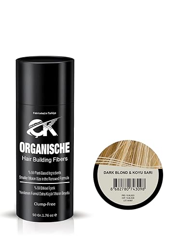 Miniatura 4 de Organische - 4 fibras de construcción de cabello de 1.76 oz (1.76 onzas), polvo para el cabello para mujeres y hombres, adelgazamiento, espesante y