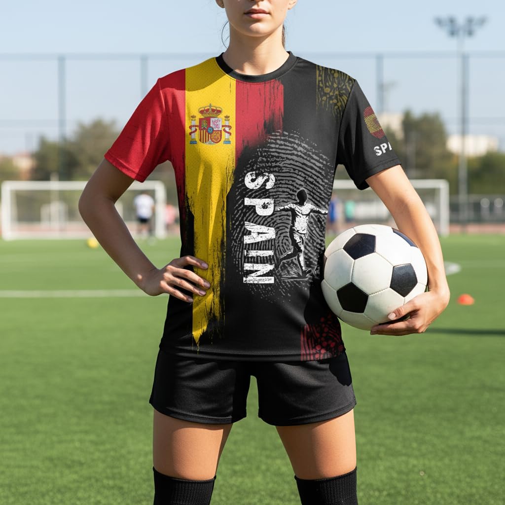 Soccer Jersey for Men Short Sleeve Training Shirt Breathable Sport Casual T Shirt for Soccer Fans