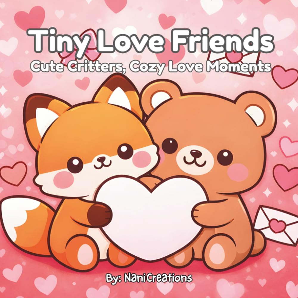 Tiny Love Friends: Cute Critters, Cozy Love Moments (Tiny Friends Coloring Book Series)