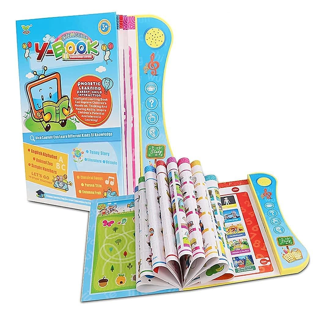 Bestie Toys Intelligent Smart Talking My Book Kids Toys English Learning E-Book Electronic Sound Early Learning Skills for Kids Boys Girls, Life Knowledge Preschool for Kids Multicolor (Red Or Blue) (B0B5ZL8N4Z) Amazon Price History, Amazon Price Tracker