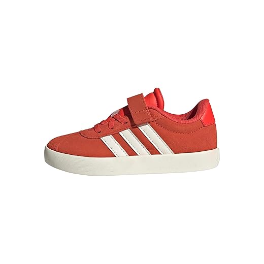 adidas Kids' VL Court 3.0 Elastic Lace & Strap Shoe