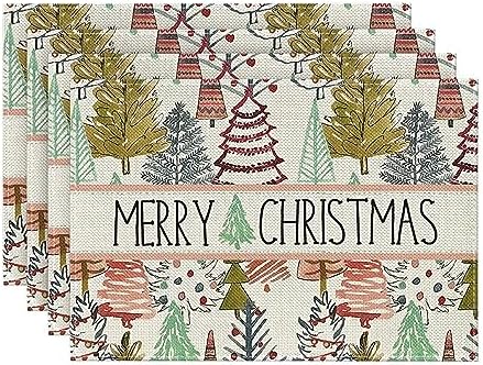 Artoid Mode Merry Christmas Trees Red Truck Table Runner - 13x108 Inch Holiday Decor - View #8