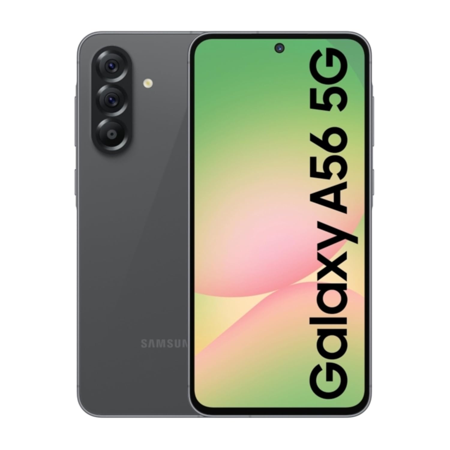 Samsung Galaxy A56 5G (Awesome Graphite, 12GB, 256GB) | Metal Frame | Gemini Live | Awesome Intelligence (AI): Circle to Search, Instant Slo-Mo, Auto-Trim, Object Eraser | Flagship Grade Camera Samsung Galaxy A56 5G (Awesome Graphite, 12GB, 256GB) | Metal Frame | Gemini Live | Awesome Intelligence (AI): Circle to Search, Instant Slo-Mo, Auto-Trim, Object Eraser | Flagship Grade Camera
