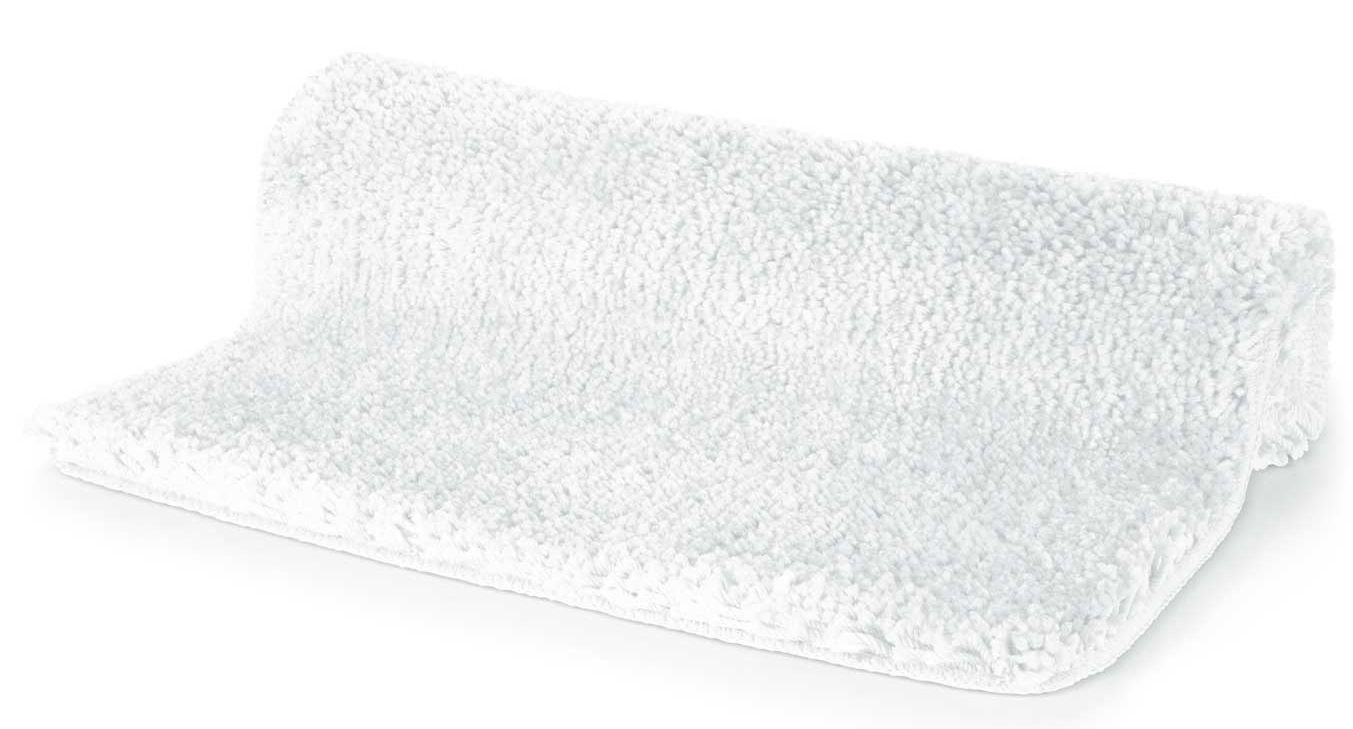 Spirella - Alfombra de baño de Microfibra Highland - Antideslizante, de Secado rápido y Lavable - 100% poliéster Suave y Duradero - Blanco - 70 x 120 cm
