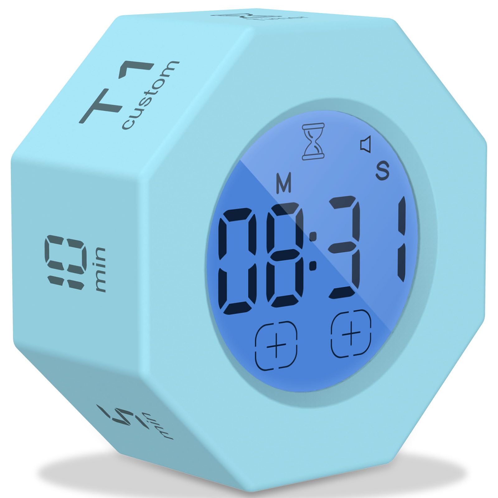 Amazon.com: FALESOUL Pomodoro Timer, Productivity Timer Cube, 1,3,5,10 ...