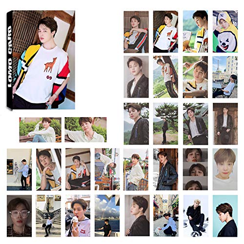 COKOO BTS Photocard KPOP Bangtan Boys LOMO Card Member Photocard Set, Jungkook, Jimin, V, Suga, Jin, J-Hope, Rap Monster | Collection and best gift for The A.r.m.y (30 Pcs/Box ) (JIMIN)