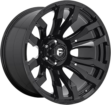 Fuel D675 Blitz 1PC Custom Wheel - 20" x 9", 20 Offset, 6x135 Bolt Pattern, 87.1mm Hub - Gloss Black