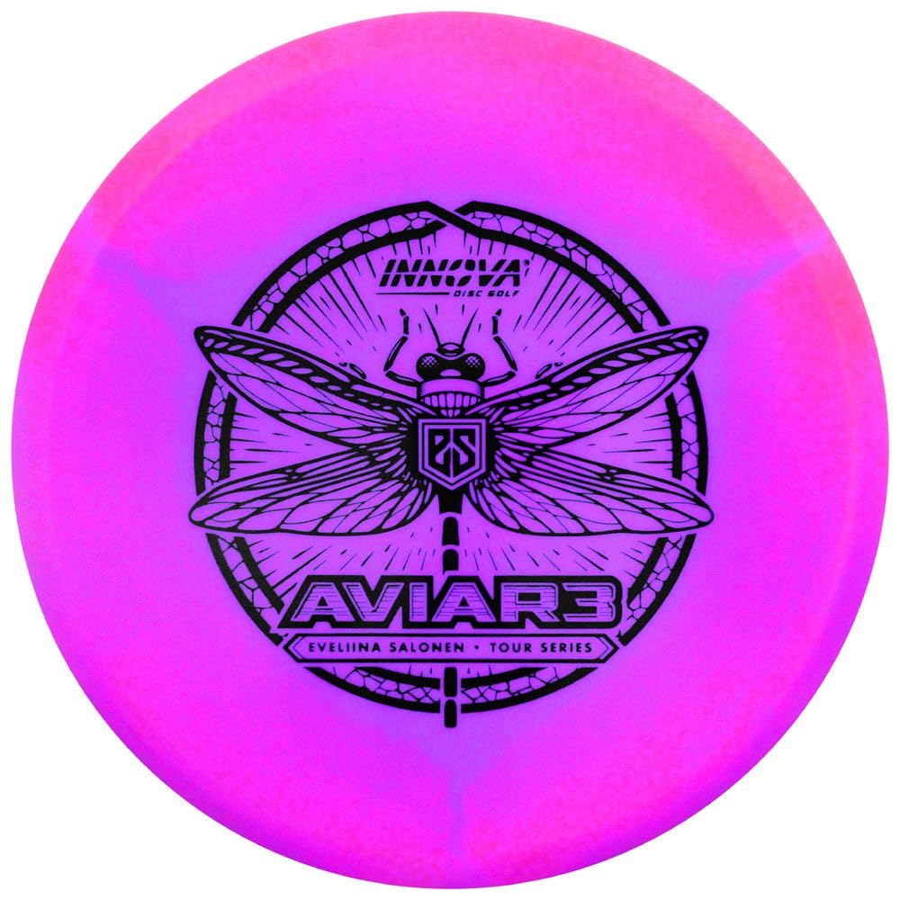 Innova Limited Edition 2024 Tour Series Eveliina Salonen Glow Halo Star Aviar3 Putter Golf Disc, 173-175g