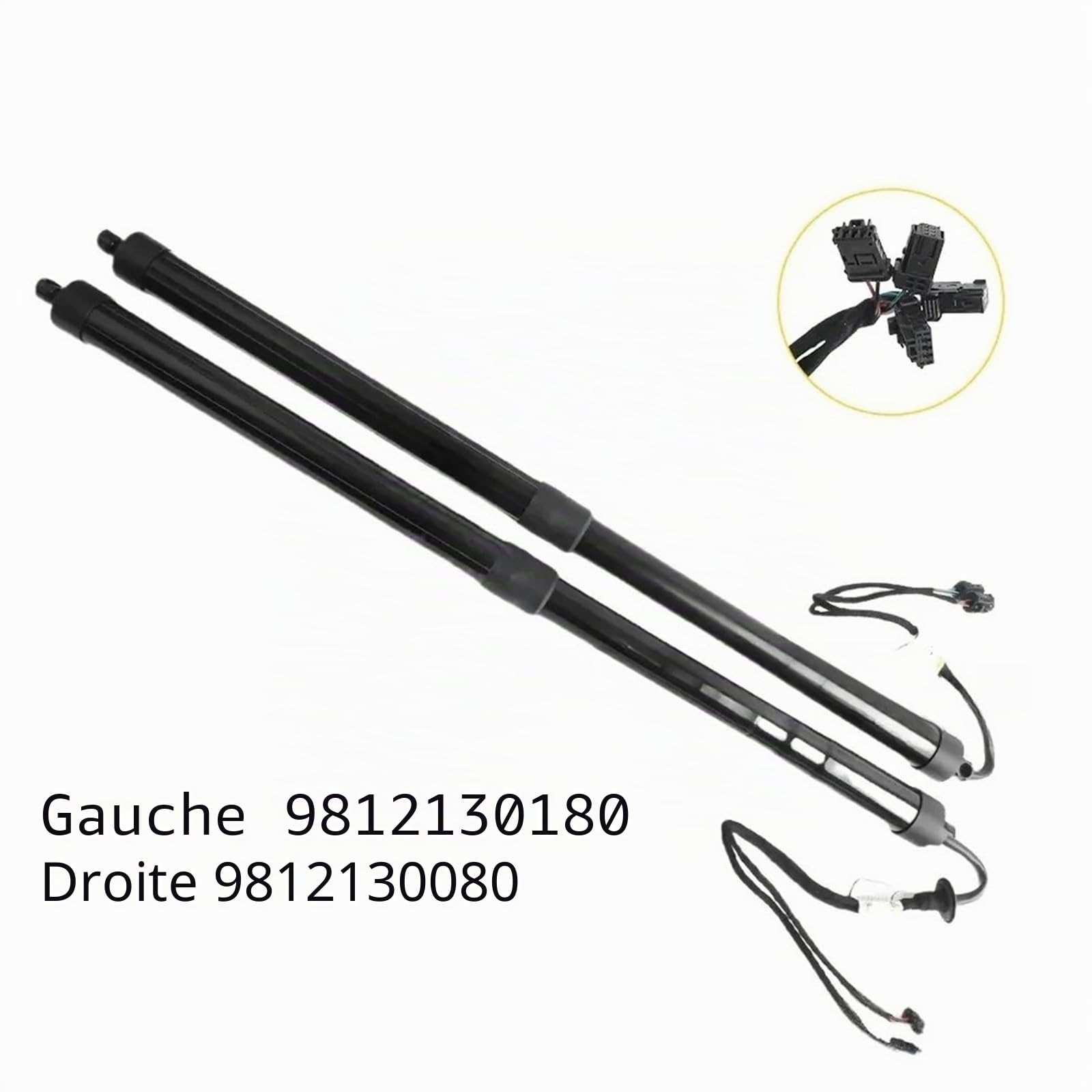 Vérins À Gaz Électriques Pour Citroen Pour Grand C4 Pour Picasso 2013-2018 Vérin À Gaz De Hayon Électrique 1 Paire 9812130080 9812130180 Amortisseur De Coffre
