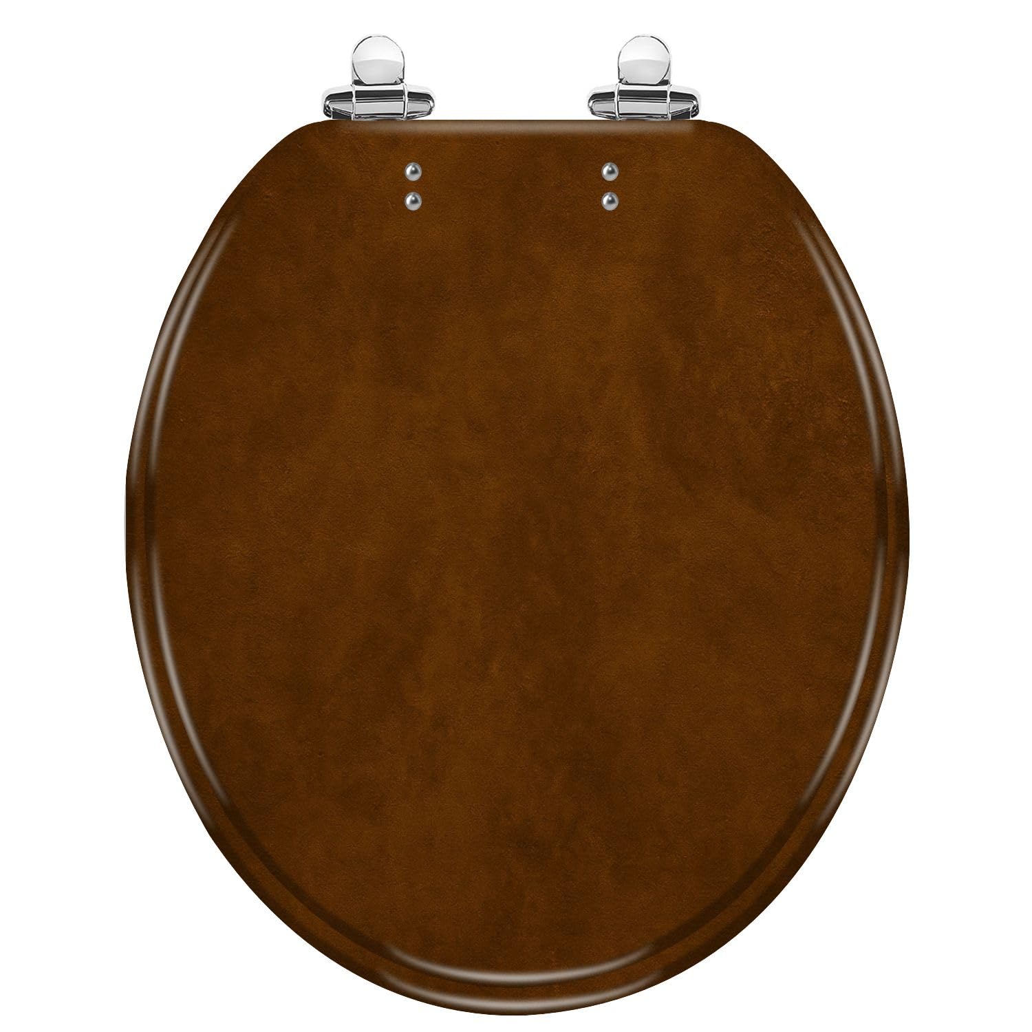 Tazyyzuu Multi4 White Resin Elongated Toilet Seat With Slow-Close Lid And Quick-Release Hinges Easy To Clean(,Round)
