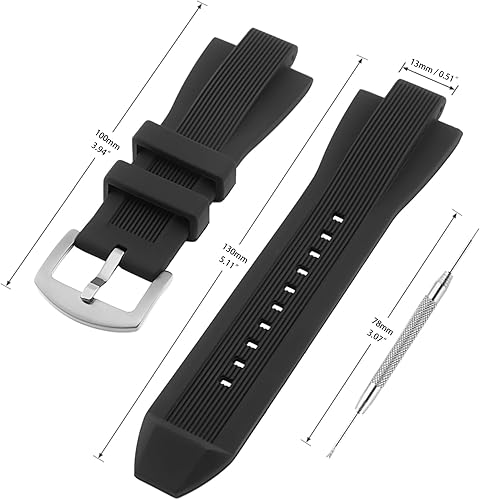 Miniatura 5 de Correa de reloj compatible con Michael Kors, correa de repuesto de goma de silicona suave para correas de reloj Michael MK8152 MK8356
