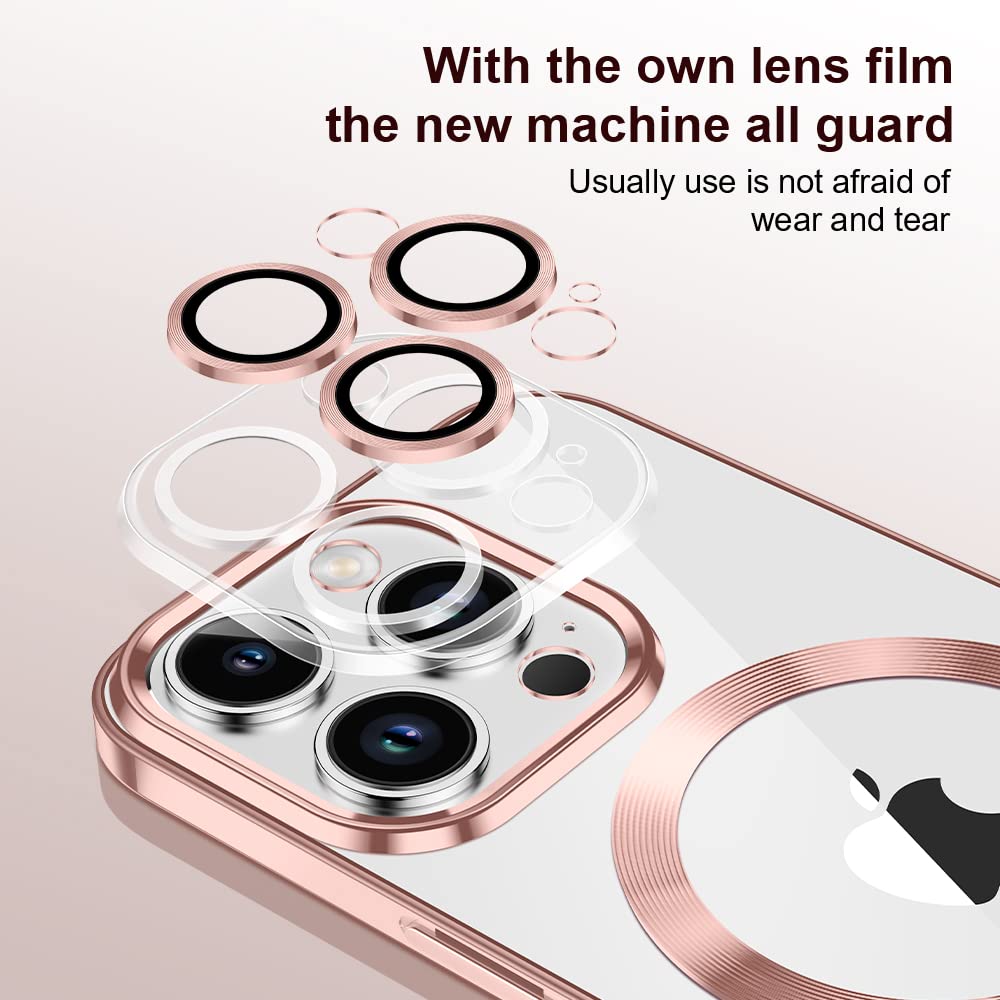 IMEIKONST Cover Magnetica per iPhone 15 Pro [Compatibile con MagSafe