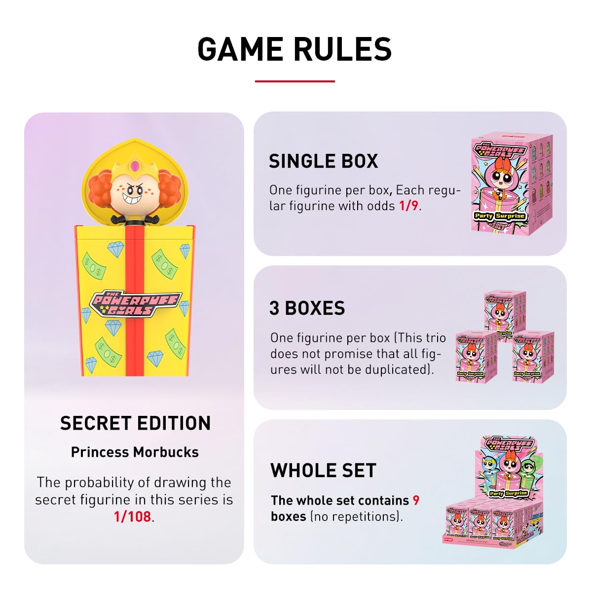 Amazon | POP MART パワーパフガールズ パーティーサプライズ シリーズ