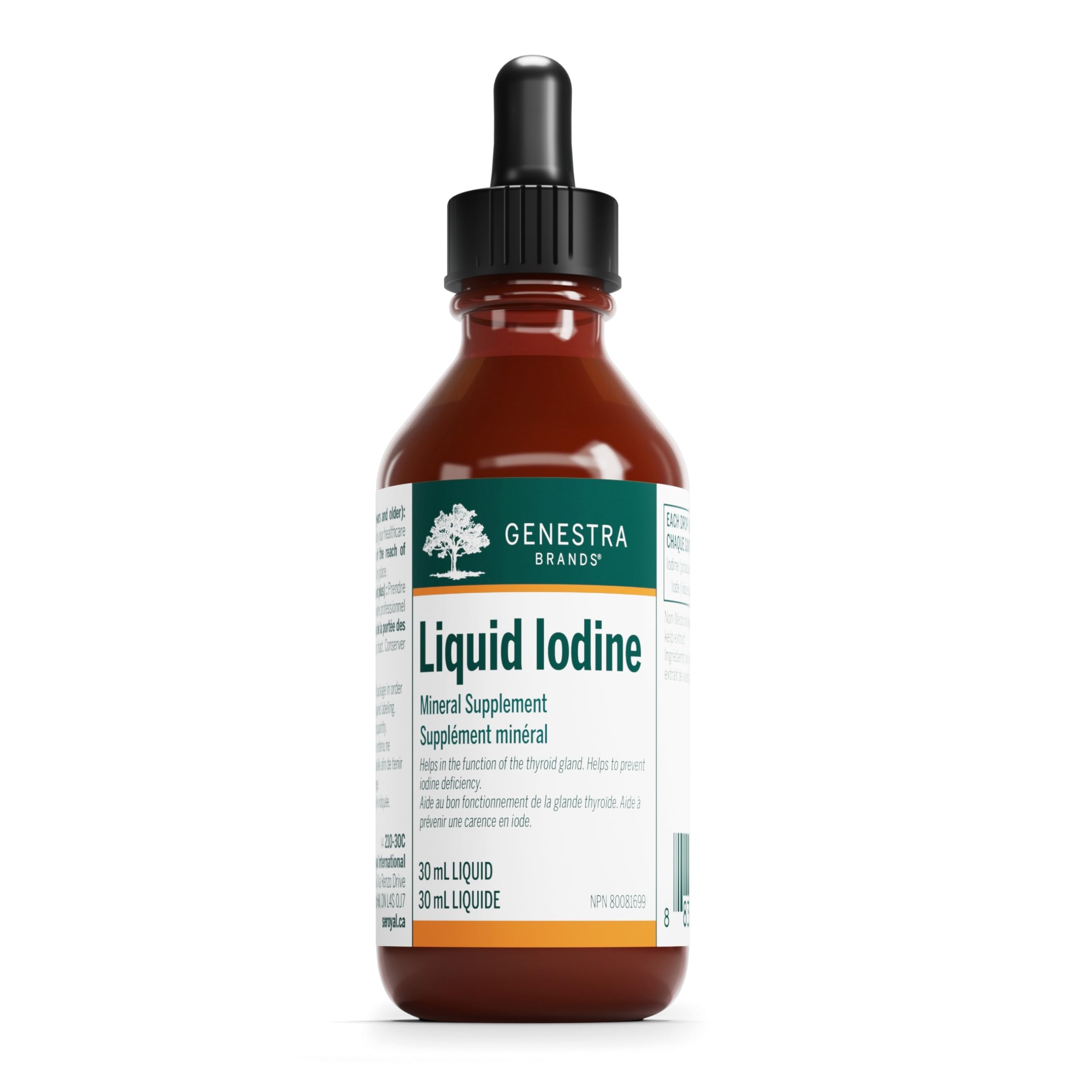 Genestra Brands Liquid Iodine - 150 mcg - For Thyroid Function