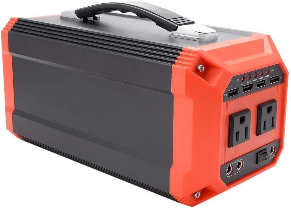 Portable power supply Large capacity 73000 mAh / 270 Wh Household storage battery USBx 4 / DC / AC output compatible Sine wave portable Convenient household / camp / emergency / backup power