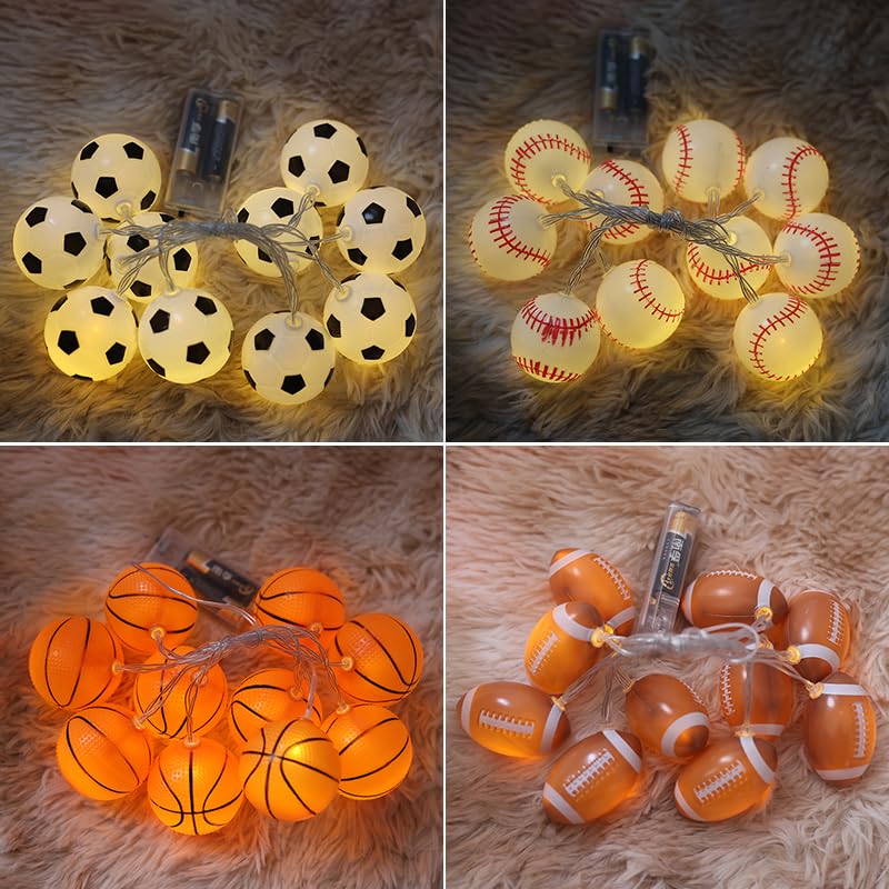 LED-Lichterkette for Fußball und Basketball(20Led 3m-Usb,Baseball)
