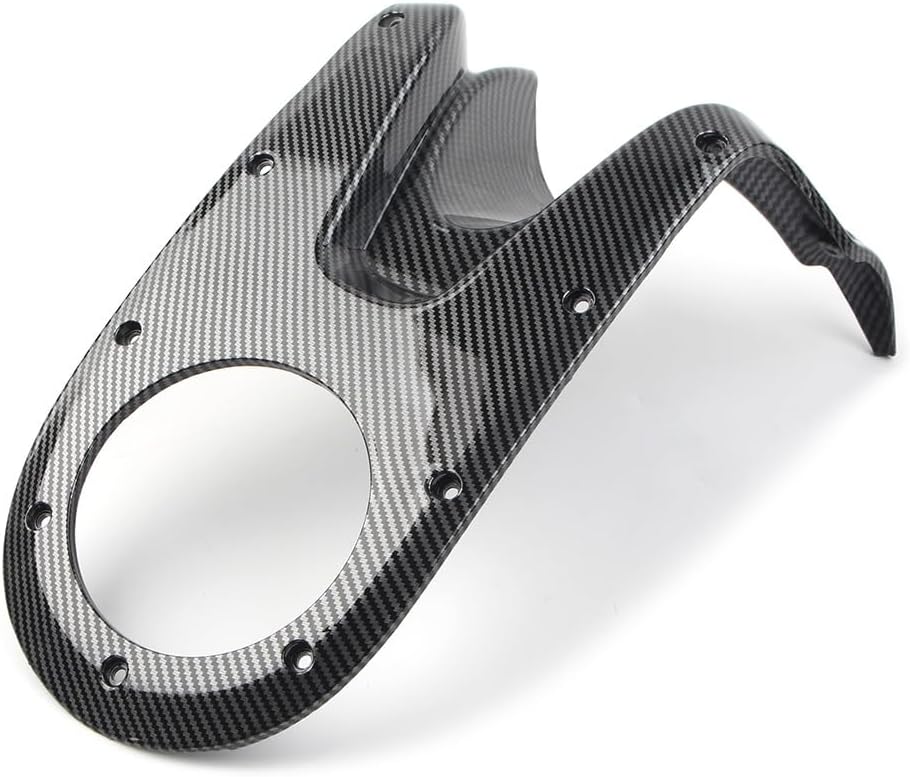 FSFY Gas Fairing Guard Tank Panel Cover ABS Carbon Fiber Pattern Motorbike for Ducati Monster 696 2008-2014