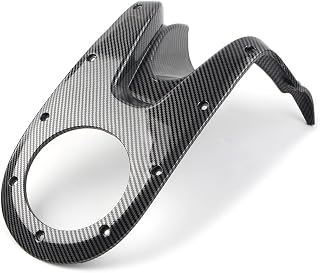 FSFY Gas Fairing Guard Ignition Tank Panel Cover ABS Carbon Fiber Pattern Motorbike for Ducati Monster 696 2008-2014