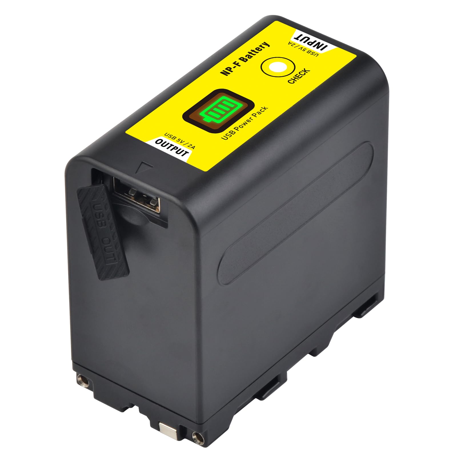 Batmax NP-F970 NP F970 Akku mit Typ-C-Ladeanschluss Kompatibel mit Sony NP-F550/570/750/770/930/960/970 Sony DCR-VX2100 DSR-PD170 FDR-AX1 DR-AX2000 HDR-FX1 HDR-FX7