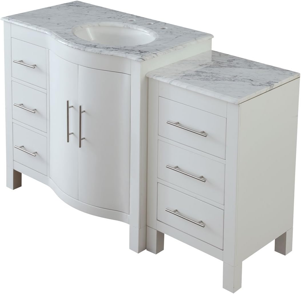 Silkroad Exclusive Contemporary Lavatory Basin Bathroom Sink Vanity