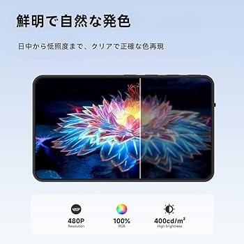 Amazon.co.jp: Synco Xview M4 フォン ブログ セルフィーモニター 3.97