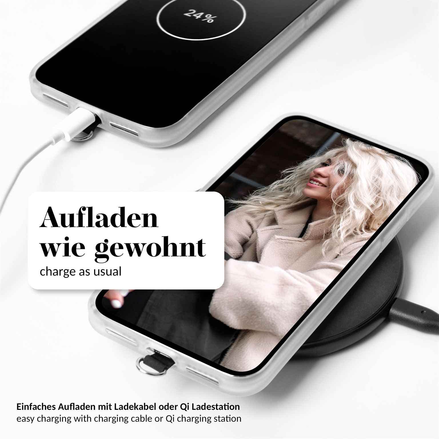 Moex Unleash - Cadena Para Móvil Motorola Moto G84 5G Con Mosquetón, Correa Para El Cuello Desmontable