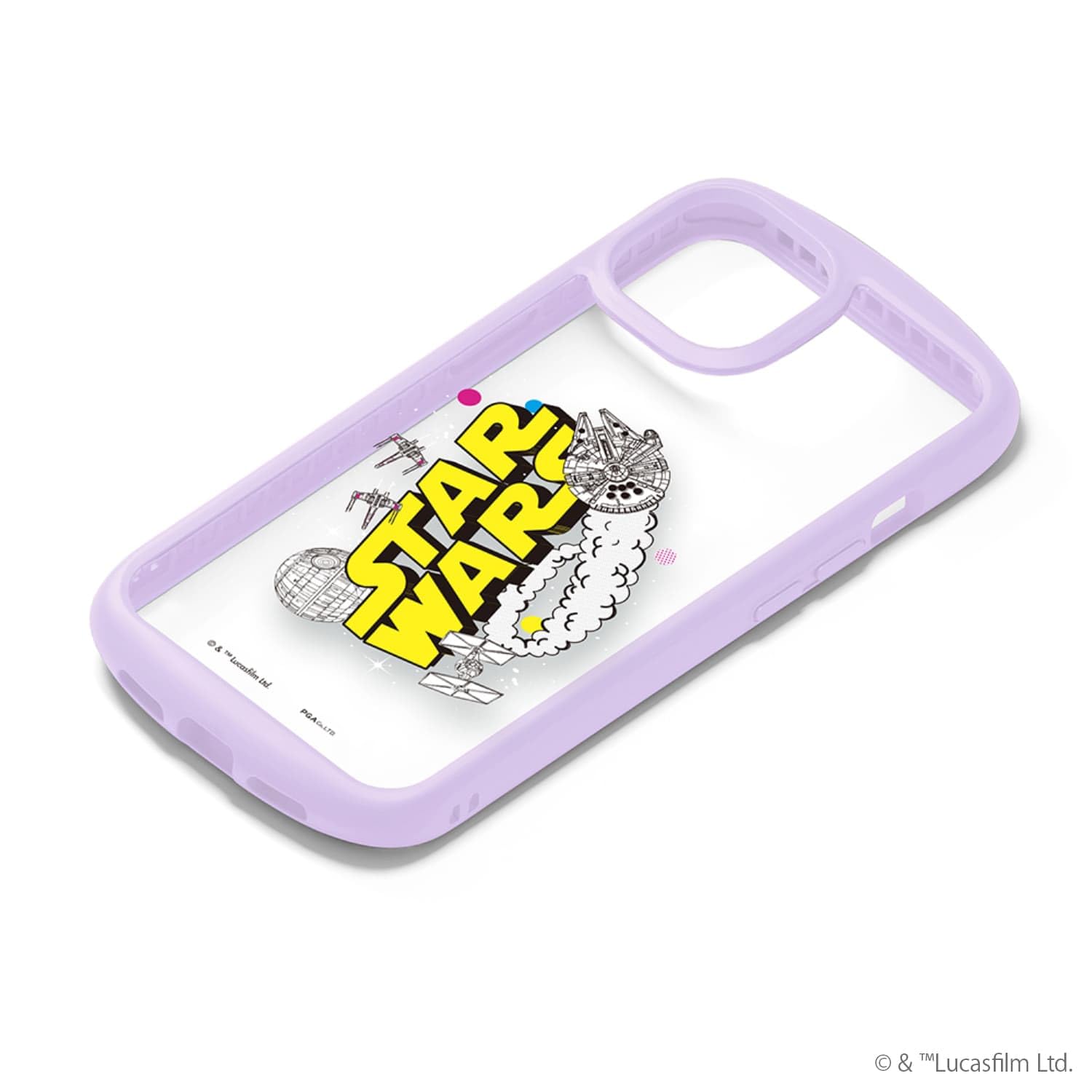 PGA PG-DGT21J30SW ガラスタフケース STARWARS グラフィック〔iPhone 13 mini用〕