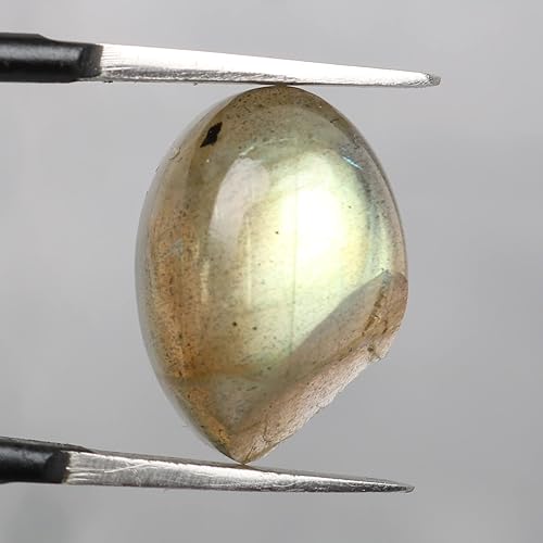 Miniatura 2 de REAL-GEMS Piedra preciosa suelta de cabujón de lujo azul natural de la labradorita del fuego 7 Ct. para la fabricación de joyas AXG-177, Gema,