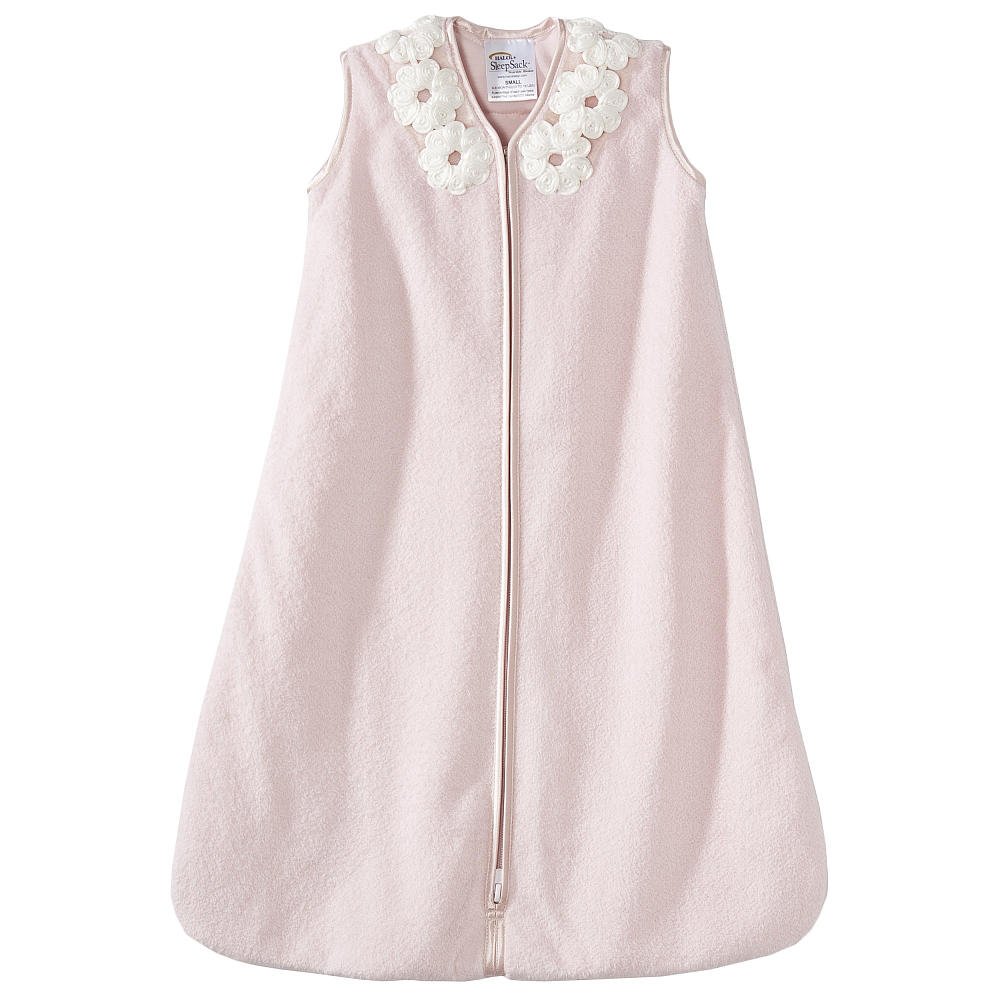 Halo Sleepsack Velboa Deluxe Wearable Blanket, Pink Flower