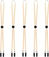 Vista 14 de Sucrain 5 clips ajustables para sombrero, cordón de barbilla para golf, pesca, navegación