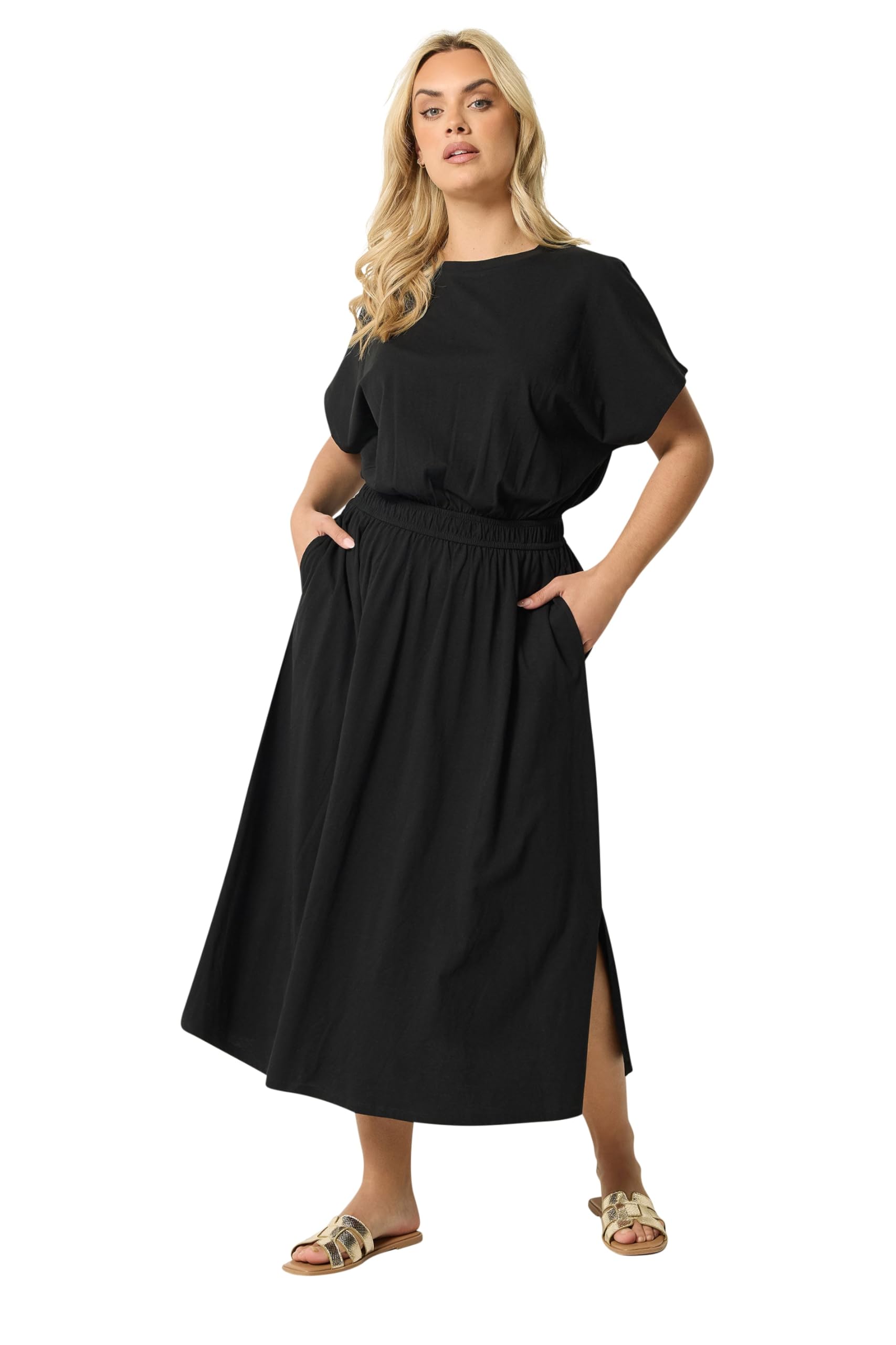 Yours - Women's Maxi Dress - Black - Size 26-28