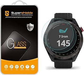 Supershieldz (2 Pack) Designed for Garmin Approach S42 Tempered Glass Screen Protector, Anti Scratch, Bubble Free