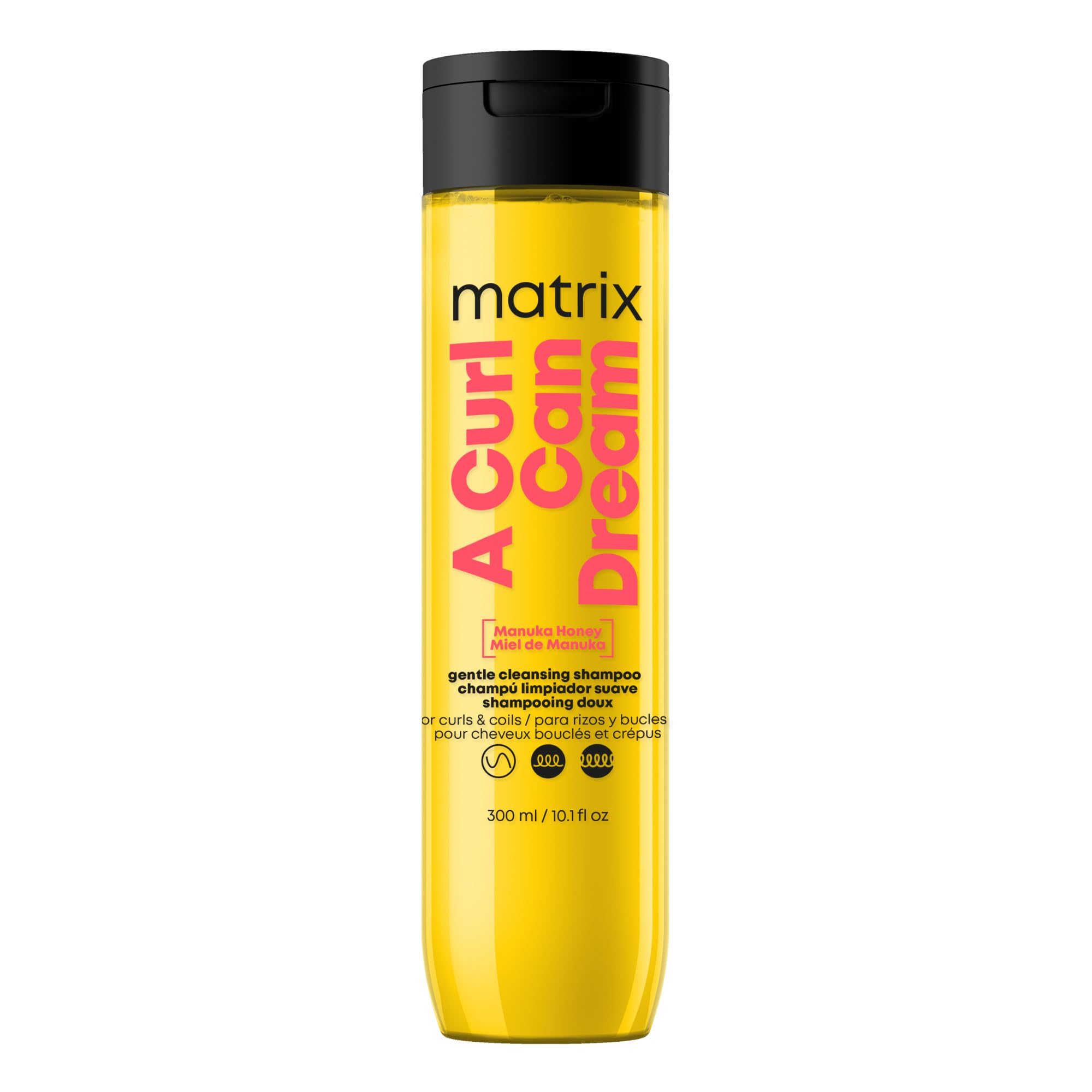 Matrix A Curl Can Dream Cleansing Shampoo, With Manuka Honey Extract, Intensely Hydrating, Adds Shine, Preserves & Revives Curls, For All Curl Types, 300ml
