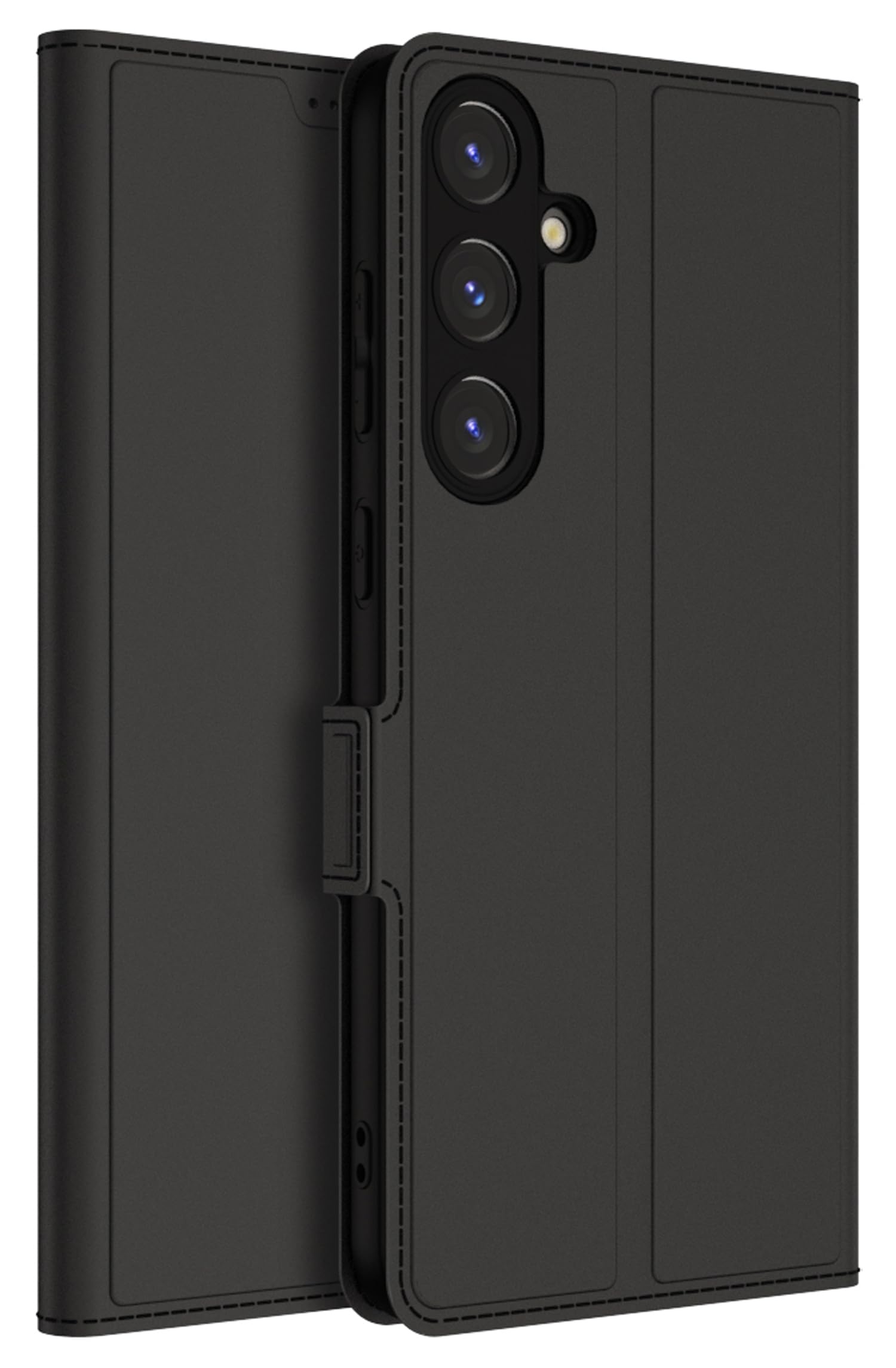 Kapa Noble Slim Magnetic Leather Flip Case Cover for Samsung Galaxy S24 | Card Holder Stand Leather Flip Wallet Case (Black) (B0CQM43T8Q) Amazon Price History, Amazon Price Tracker