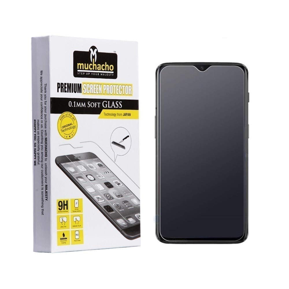 Muchacho Anti-Glare Matte Finished Screen Protector Guard for OnePlus 6T / OnePlus 7 (Not a Tempered Glass) with Easy Installation Kit
