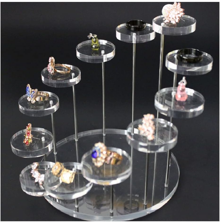 MultiLayer Acrylic Ring Display Stand, Earring Jewelry