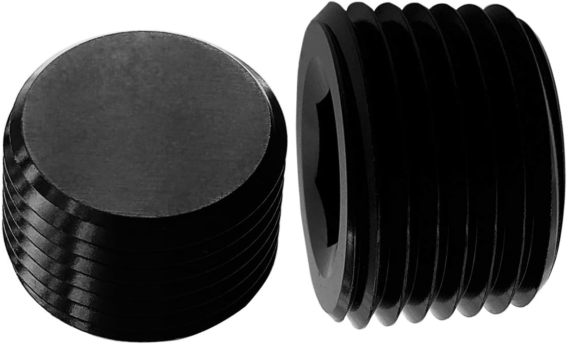 6 AN To -6 AN Straight Female Swivel Coupler Union Fitting Black - Foto 10