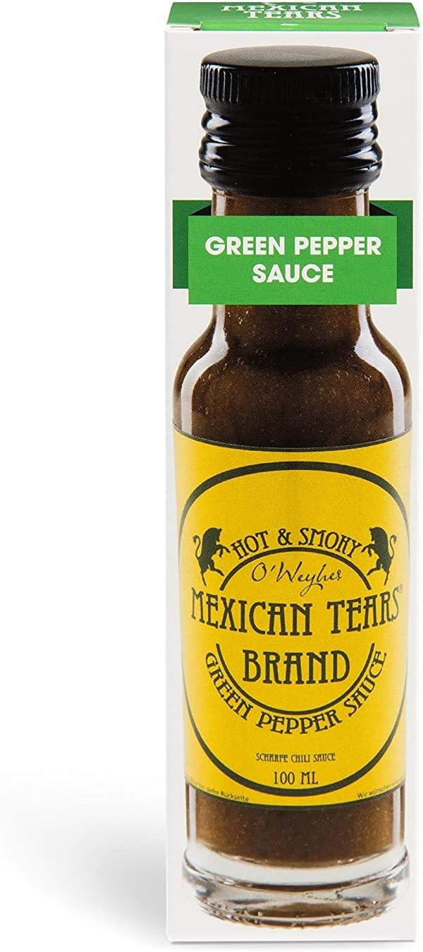 3 Pack Green Pepper Sauce, Hot Sauce [100ml Chilli Sauce]