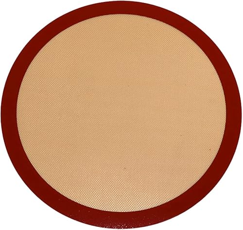 Miniatura 10 de Alfombrillas de silicona para hornear, reutilizables, antiadherentes, para repostería, revestimiento de horno, forros de silicona redondos, para