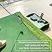 Heavy Duty Golf Ball Tray - with Cell Phone Holder Record Golf Swing - 100 Ball Capacity - High Impact Rubber Golf Tray Compatible with All Hitting Mats