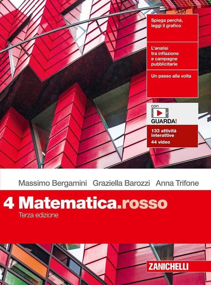 MATEMATICA.ROSSO 3ED - VOLUME 4 (LDM) - (9788808811530) + Materiali didattici – Rebillo